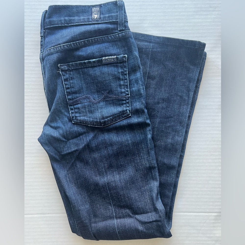 7 for all mankind high waist bootcut Jean